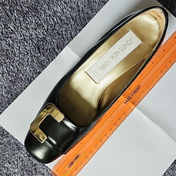 Jones New York Heels | Black Leather Pumps | Size 5 - Picture 11 of 11